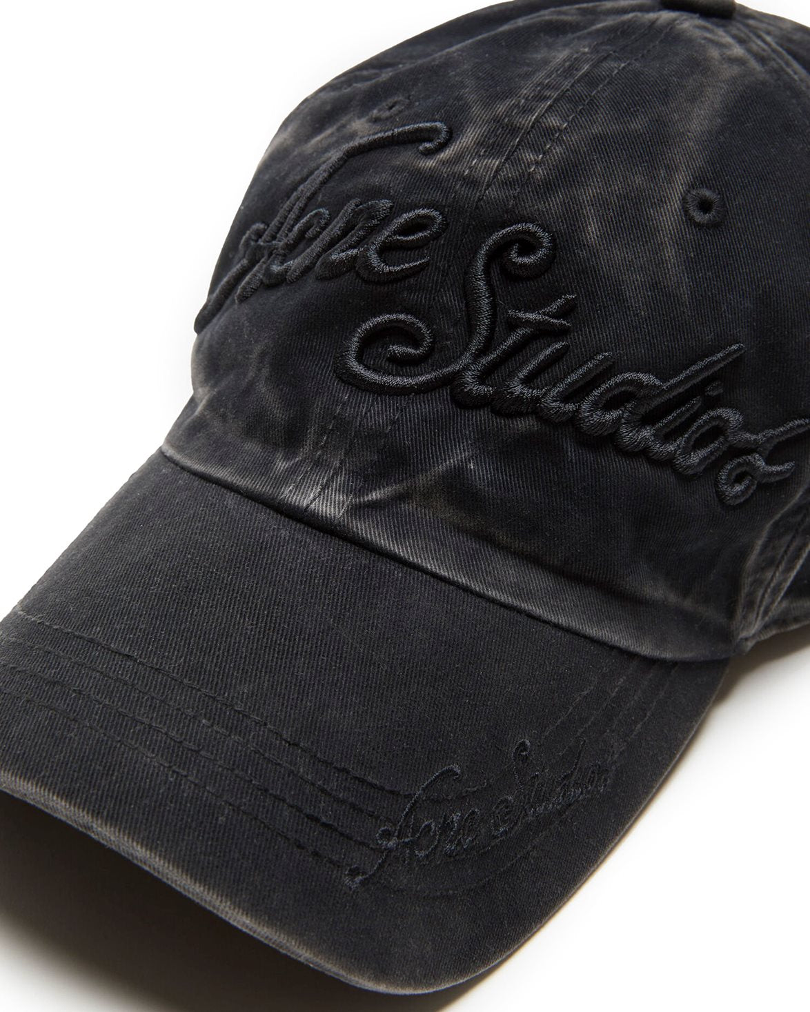 Embroidered Logo Cap Black