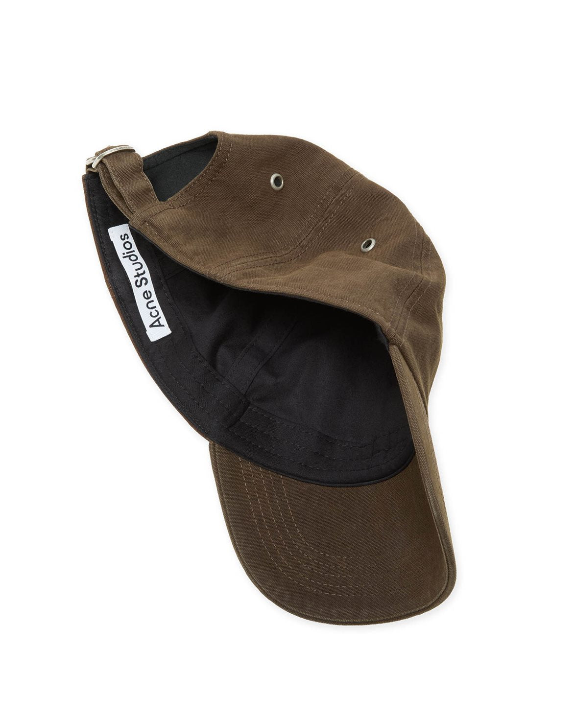 Embroidered Side Logo Cap Brown