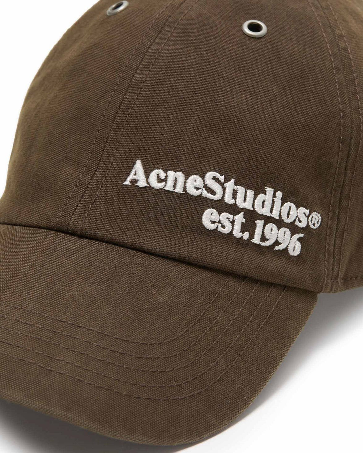 Embroidered Side Logo Cap Brown