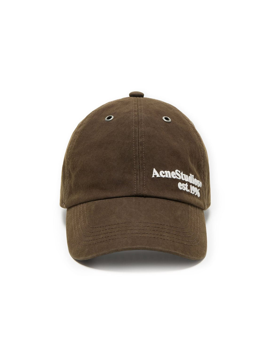 Embroidered Side Logo Cap Brown