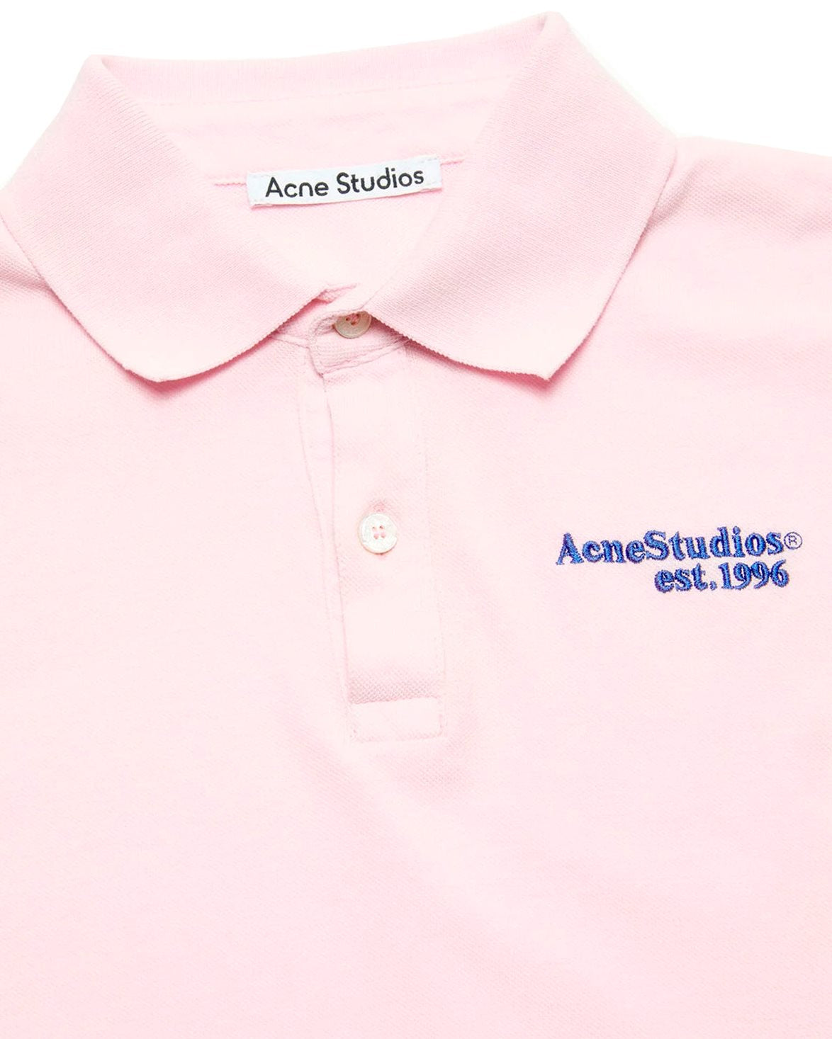 Fitted Polo T-Shirt Pale Pink