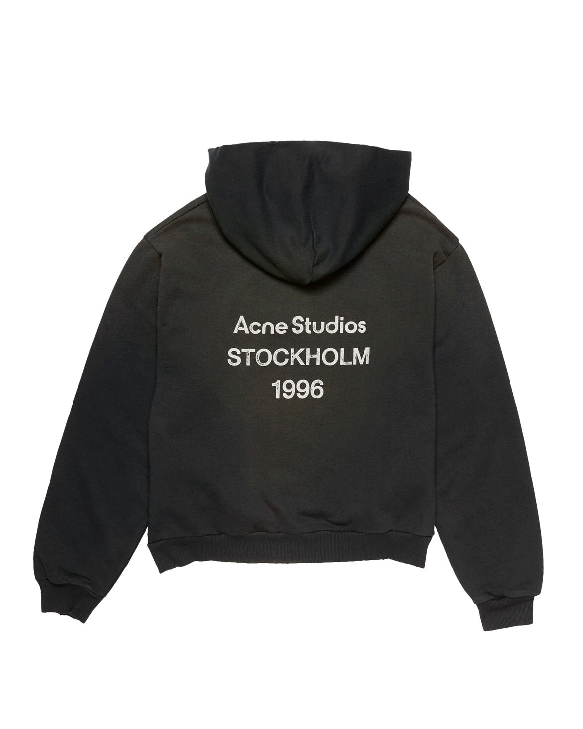Hooded Stamp Logo Sweater Black