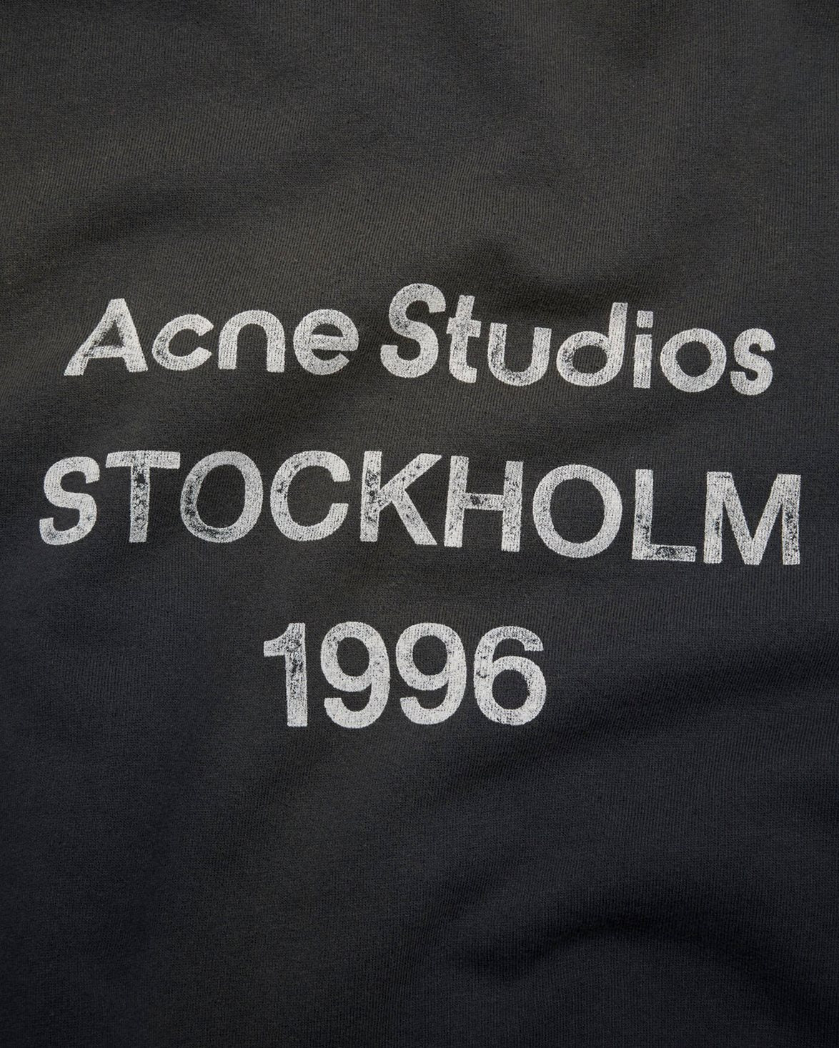 Hooded Stamp Logo Sweater Black
