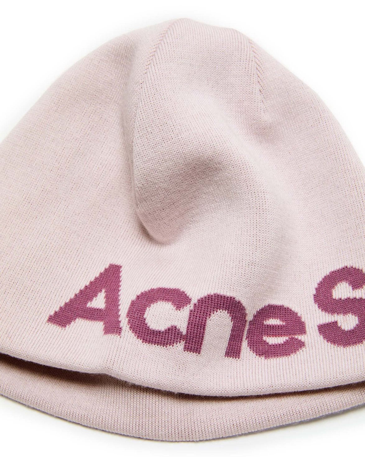 Logo Wool Beanie Pink/Purple