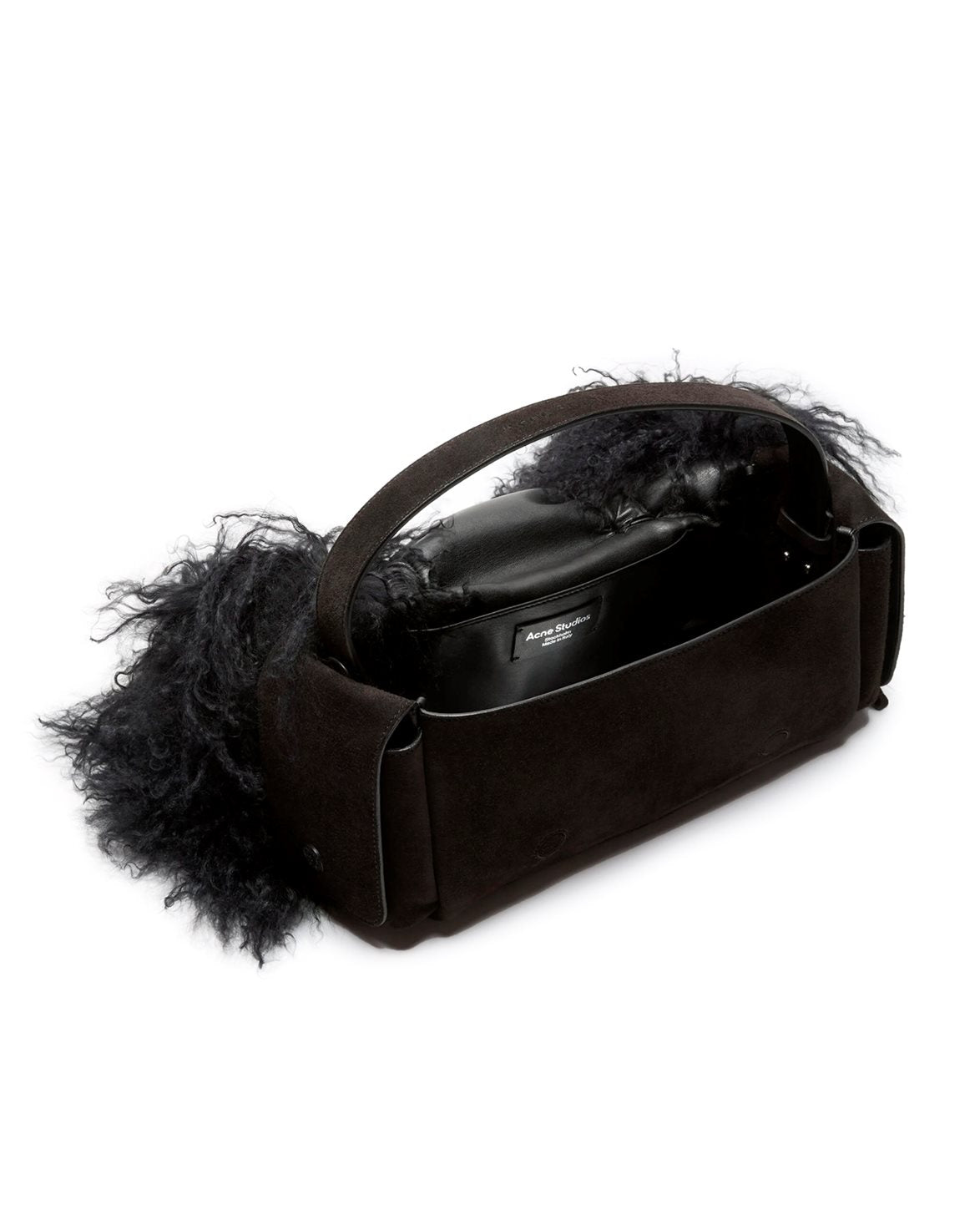 Multipocket Bag Fur Edge Black