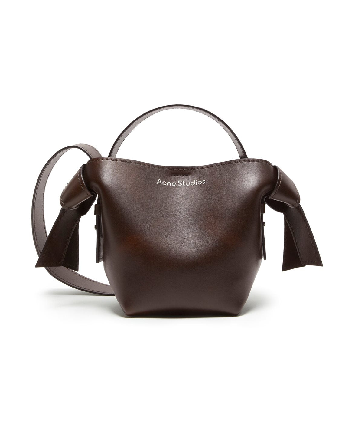 Musubi Mini Shoulder Bag Dark Brown
