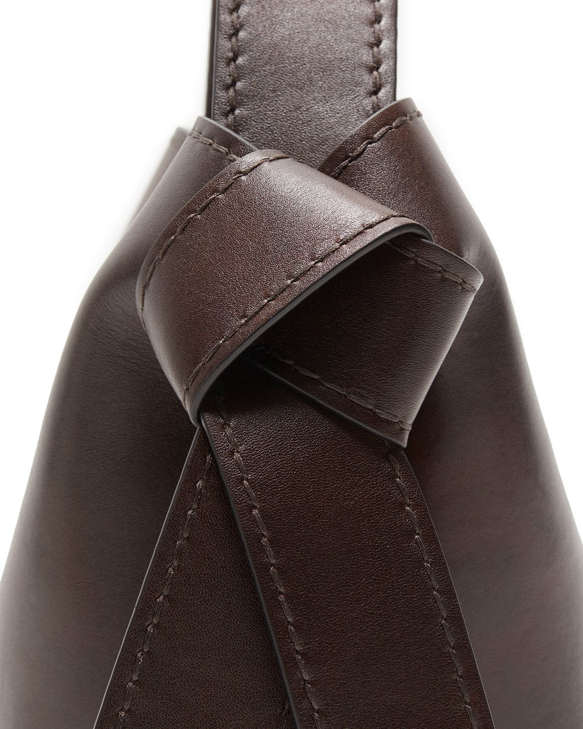 Musubi Mini Shoulder Bag Dark Brown