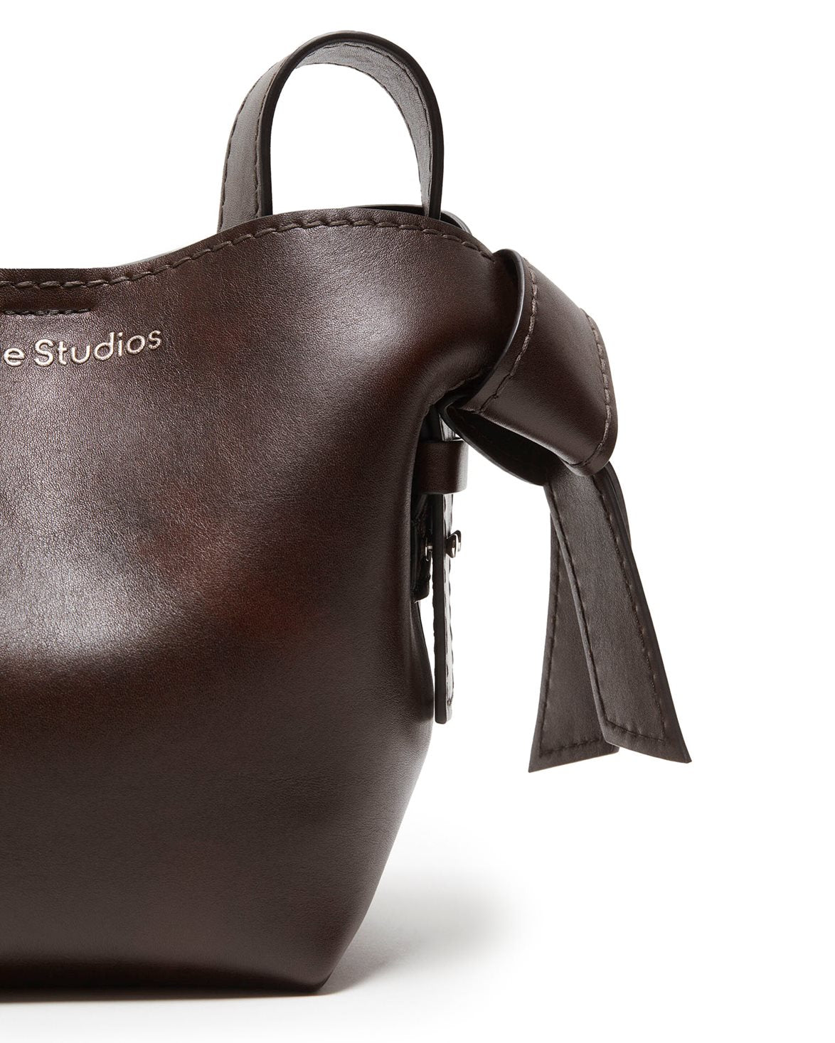 Musubi Mini Shoulder Bag Dark Brown