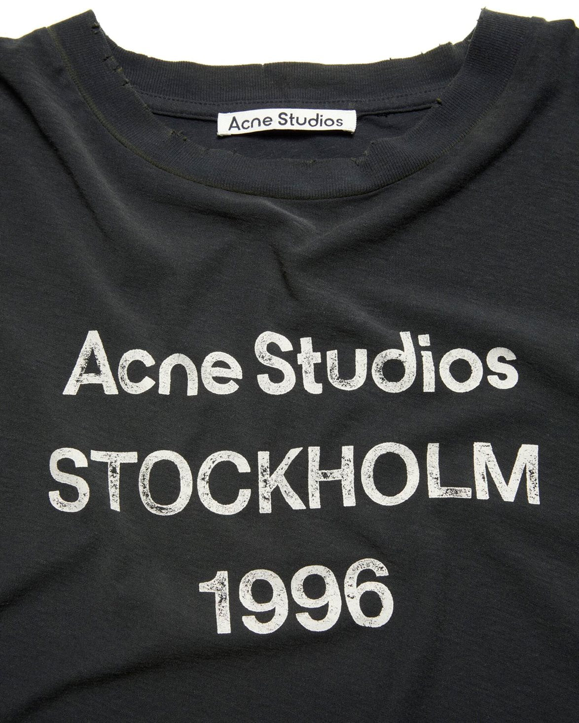 Relaxed Stamp Logo T-Shirt Faded Black