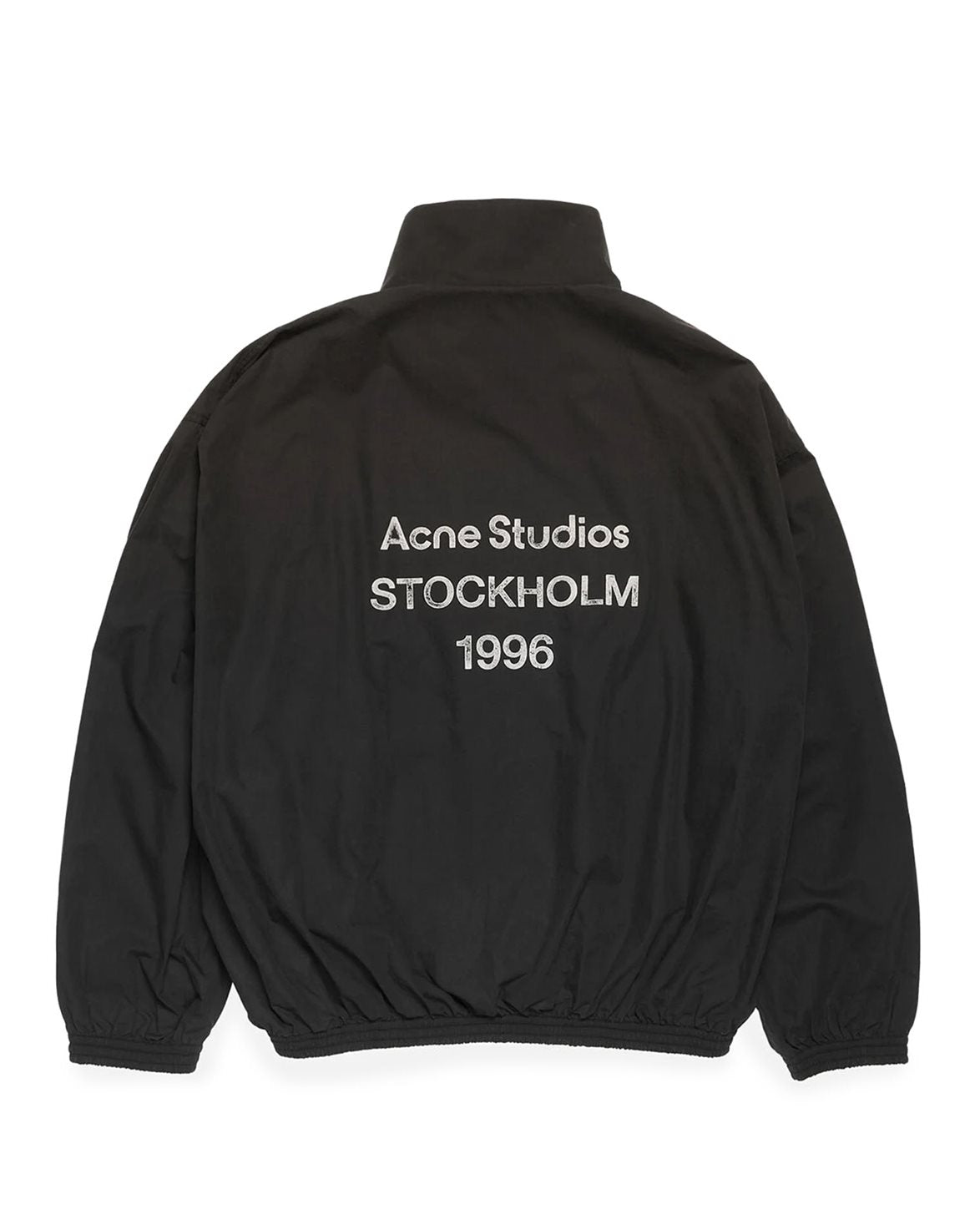 Stamp Logo Zipper Jacket Black