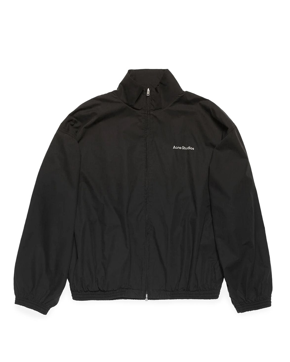 Stamp Logo Zipper Jacket Black