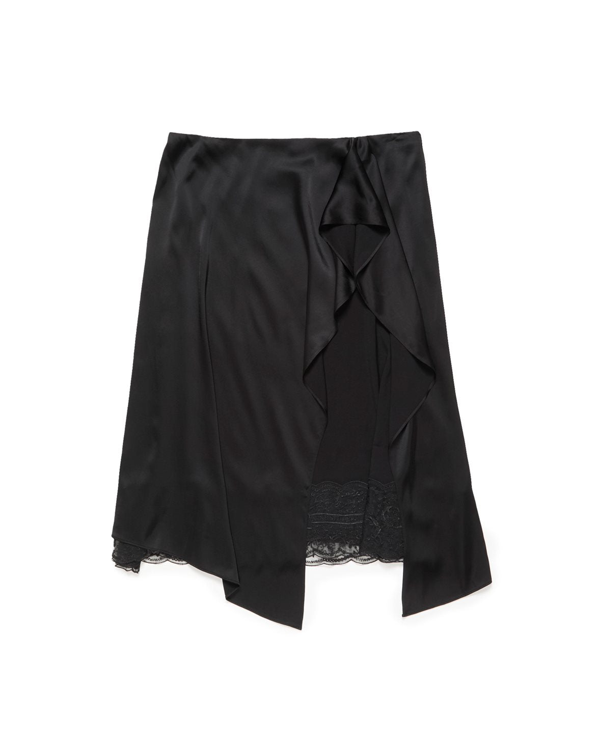 Viscose Lace Skirt Black