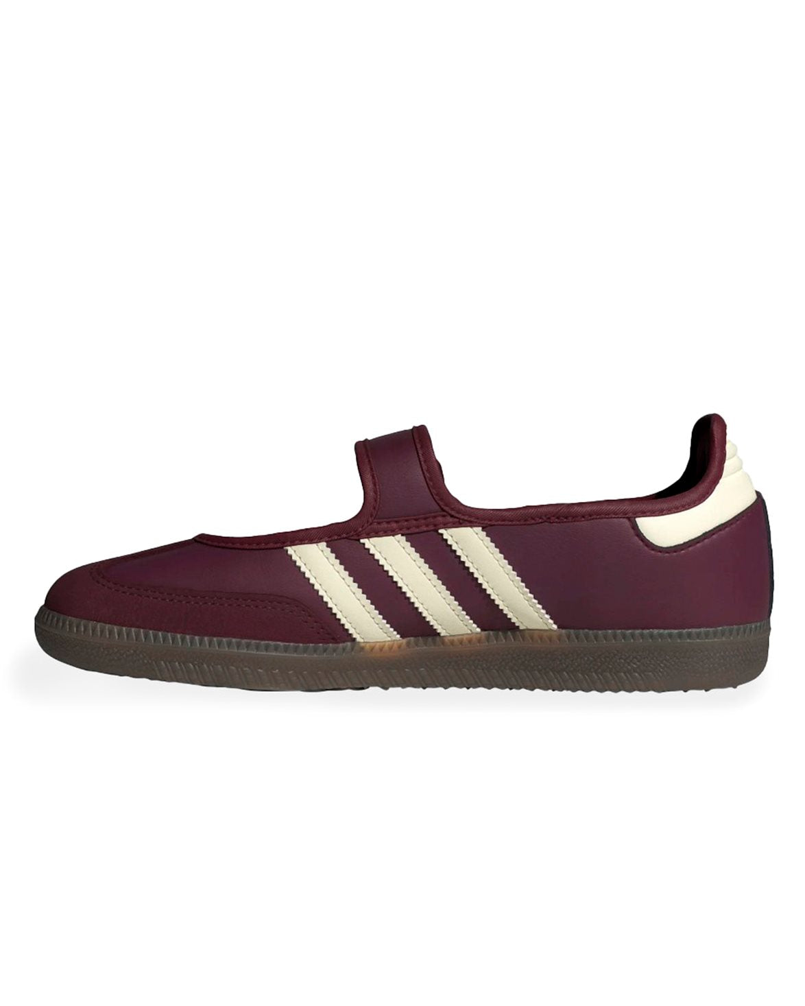 Samba Jane Shoes W Maroon/Cream White/Gold Metallic