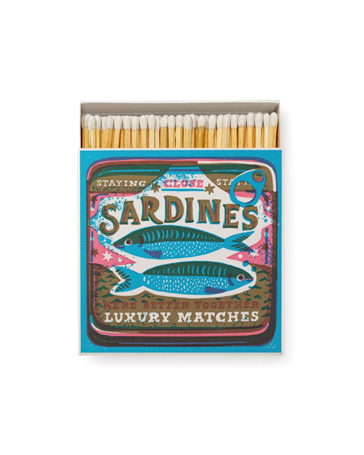 Better Together Sardines Printed Peanut Match Box