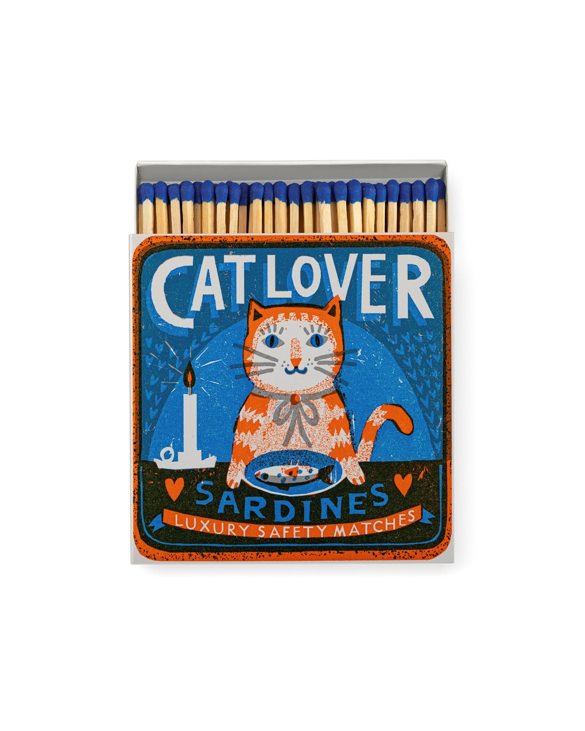 Cat Lover Sardines By The Printed Peanut Match Box