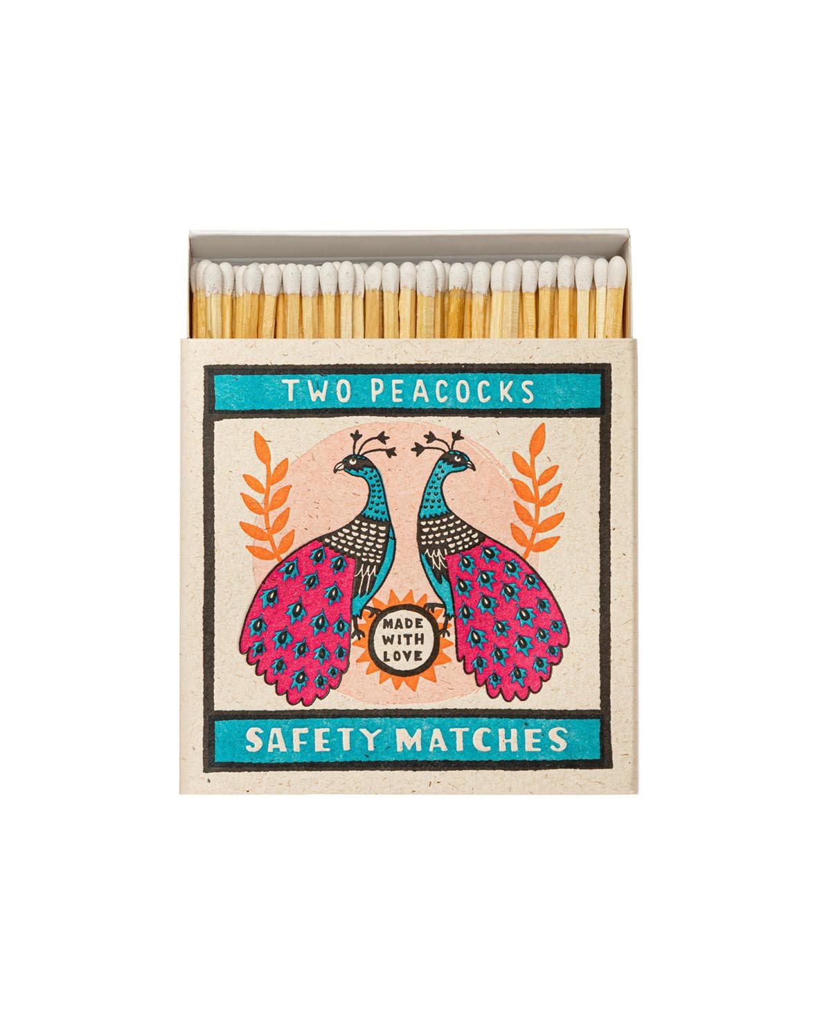 Two Peacocks Match Box