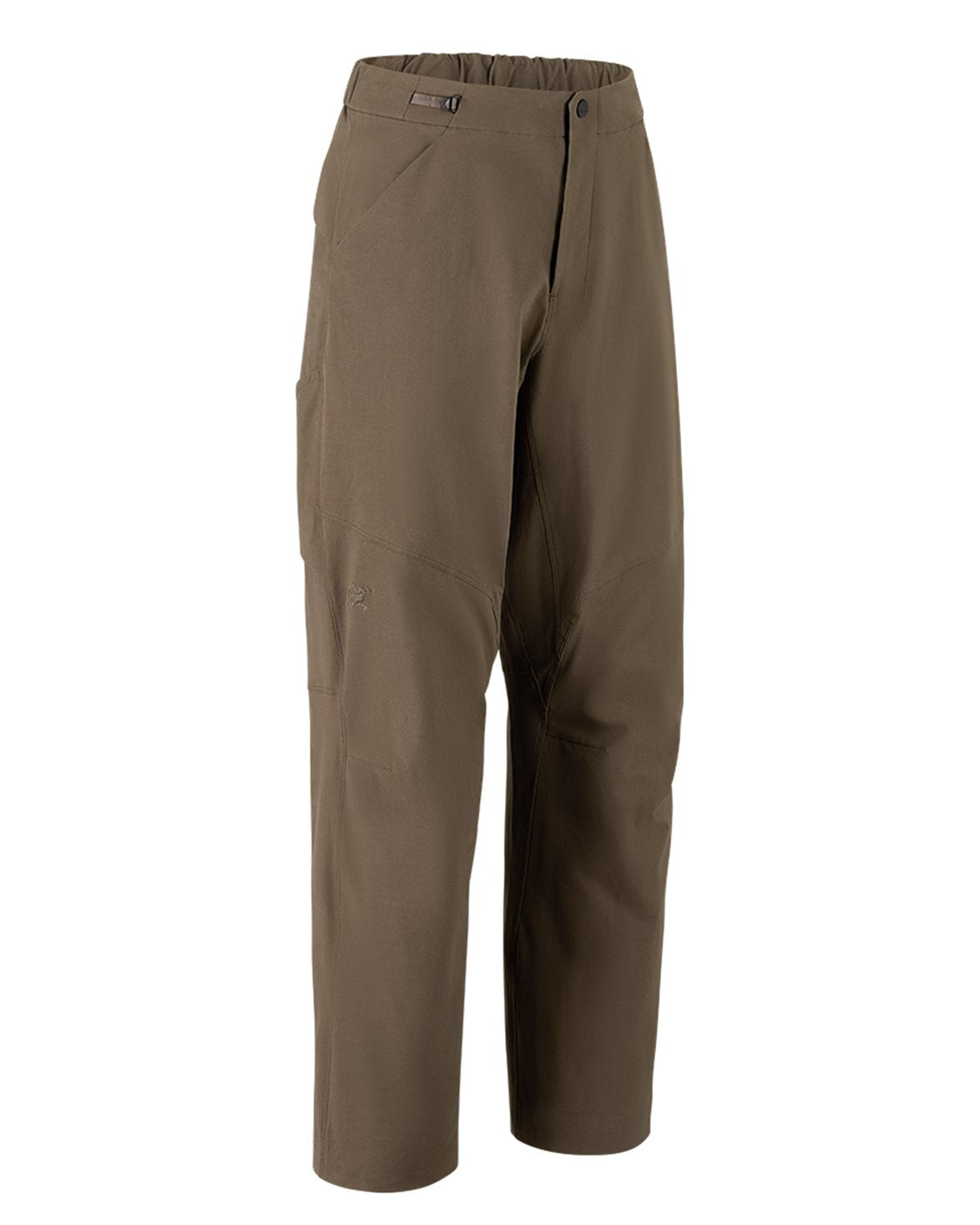 Clarkia Cotton Pant W Wide Leg Mongoose
