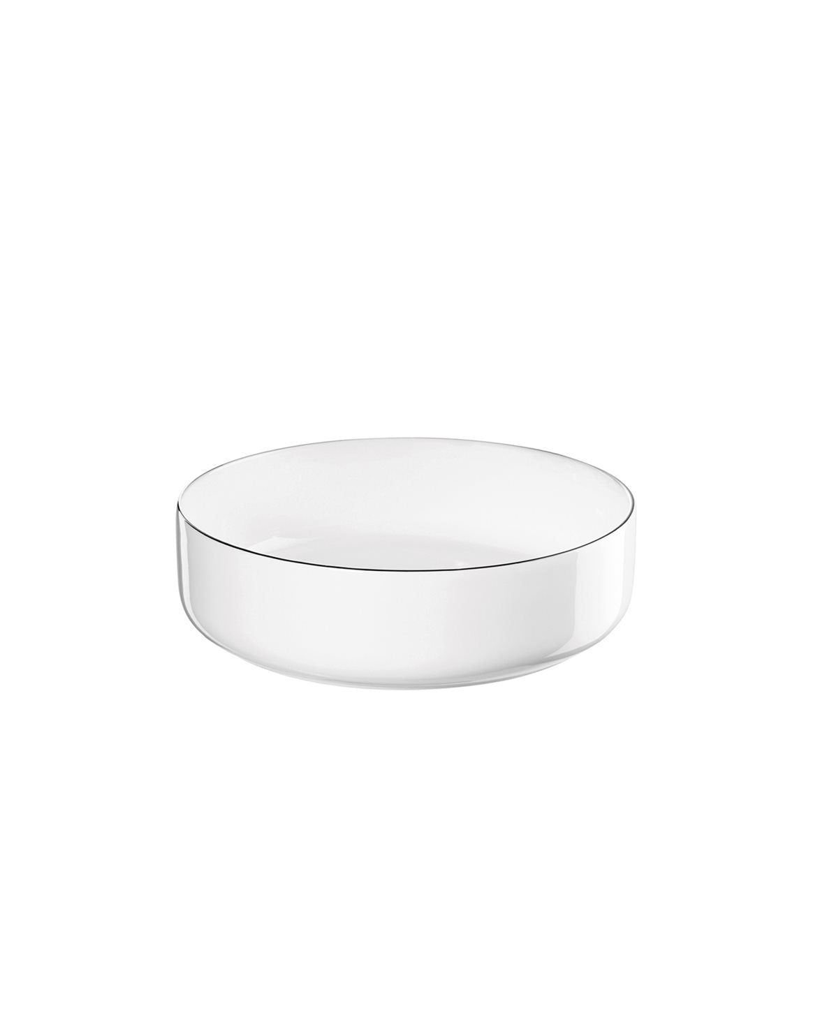 Bowl Black Rim White