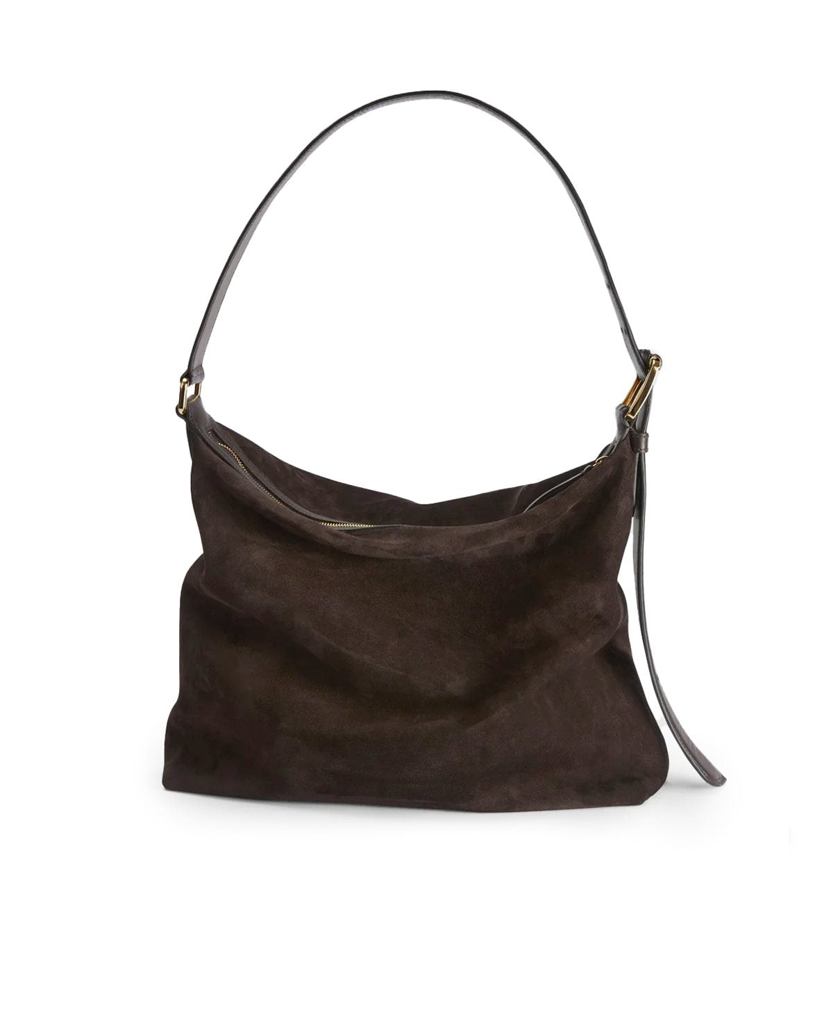 Bassano Tote Bag Walnut Suede