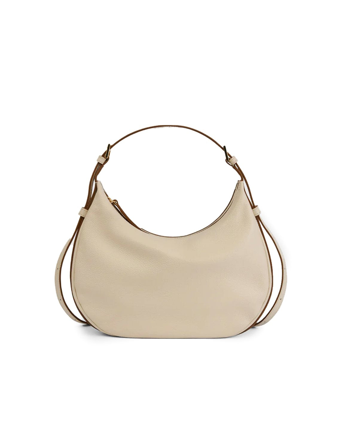 Liveri Small Hobo Bag Mandorla Grained Calf