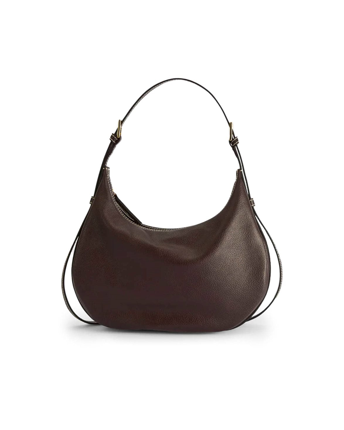 Liveri Small Hobo Bag Walnut/Contrast Stich