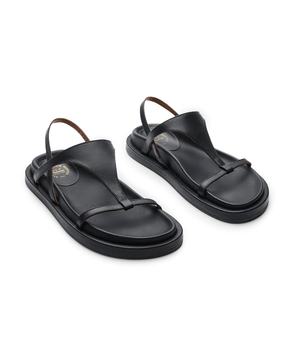 Ultimo Sandals Black Calf