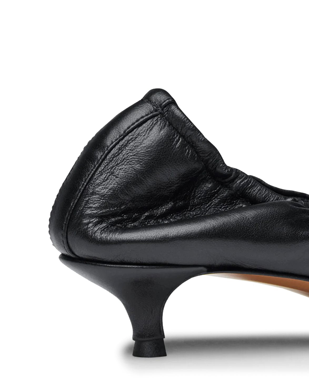 Valfurva Mid Heel Pump Black