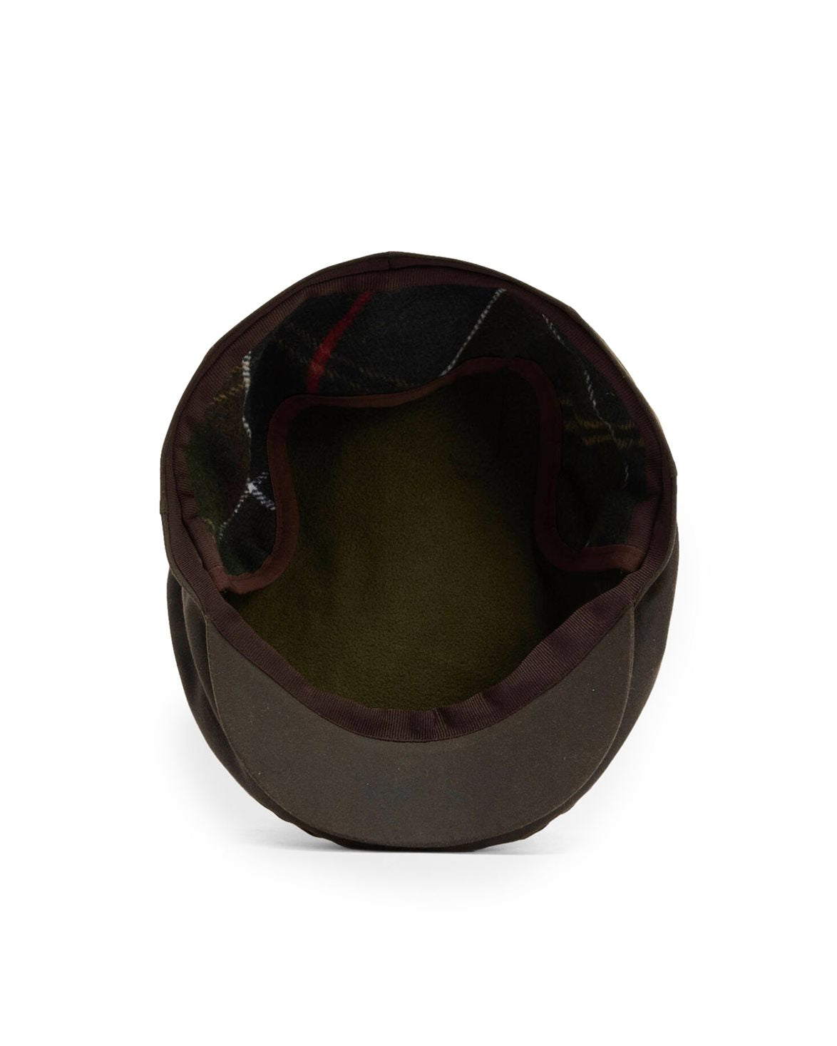 Cheviot Wax Flat Cap Olive