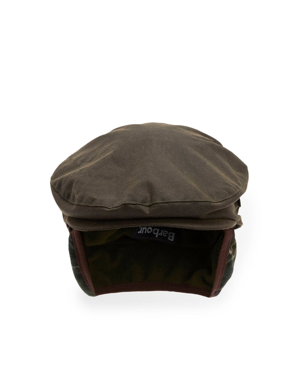 Cheviot Wax Flat Cap Olive