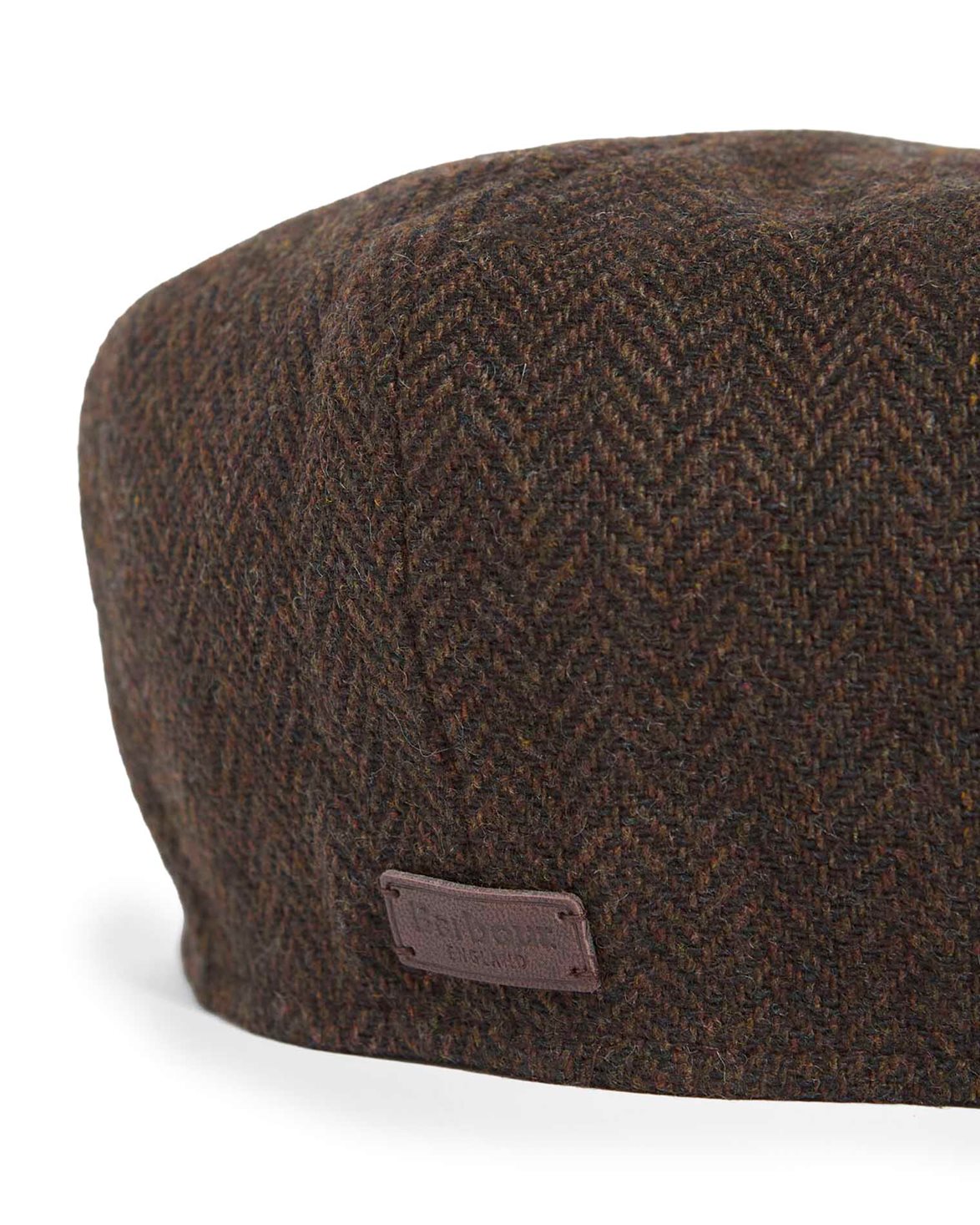 Fyne Tweed Baker Boy Cap Dark Brown