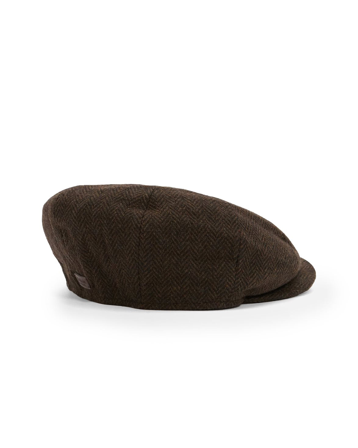 Fyne Tweed Baker Boy Cap Dark Brown