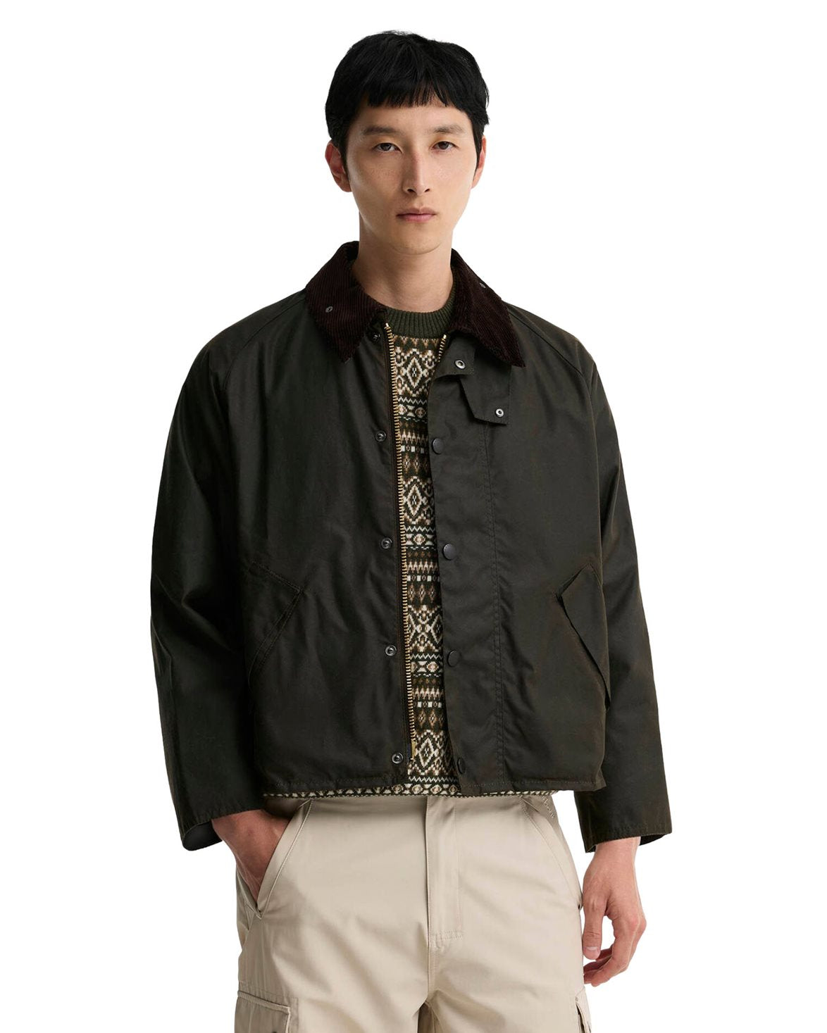 Transport Wax Jacket Olive