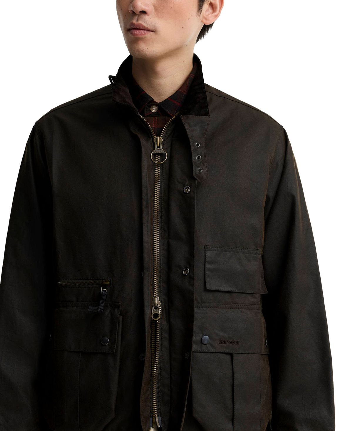 Ursula Wax Jacket Dark Brown