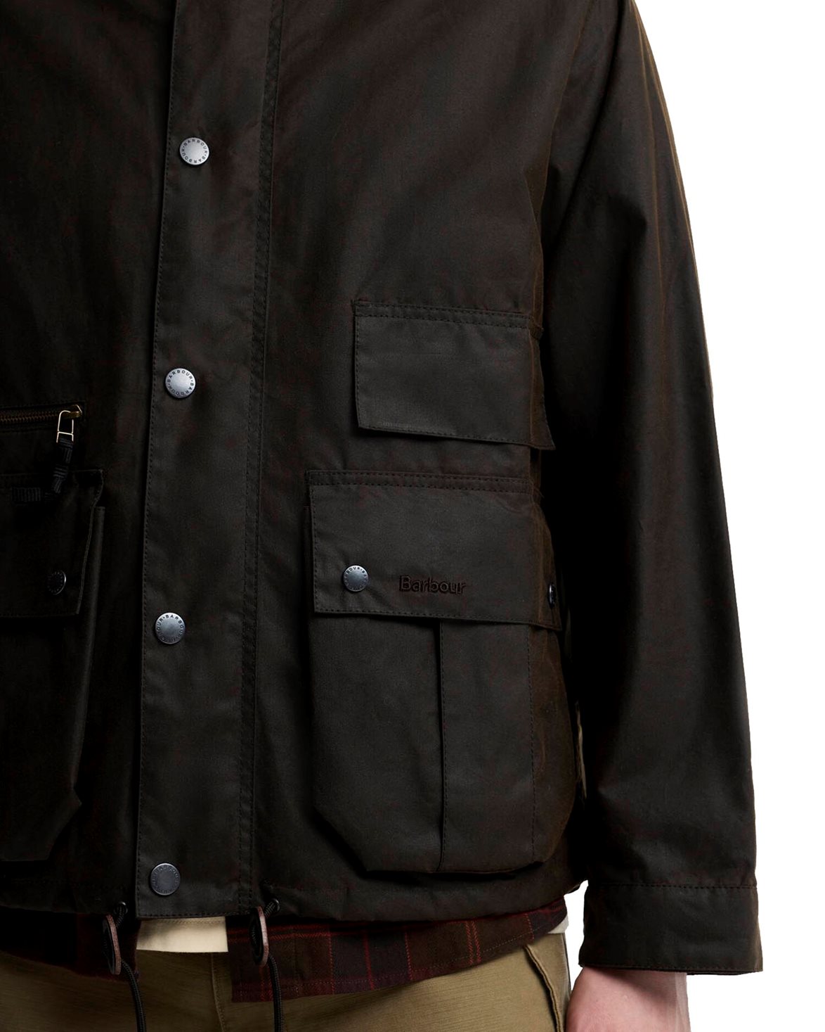 Ursula Wax Jacket Dark Brown
