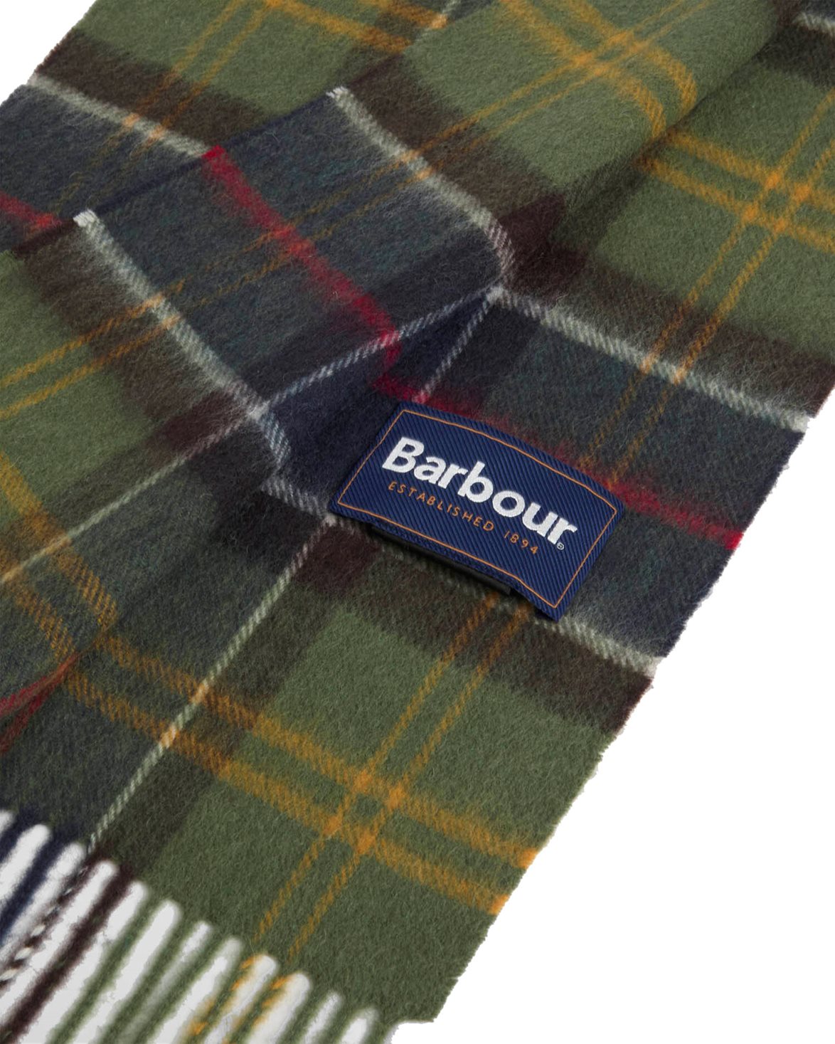Wool Cashmere Scarf Classic Tartan