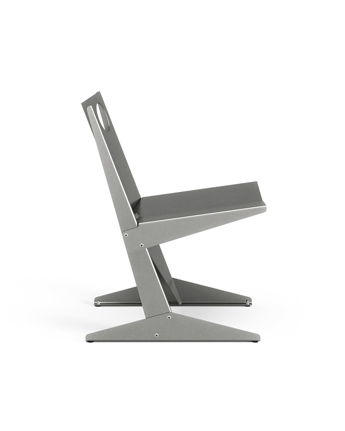 Exxo Armchair Borstad Plåt