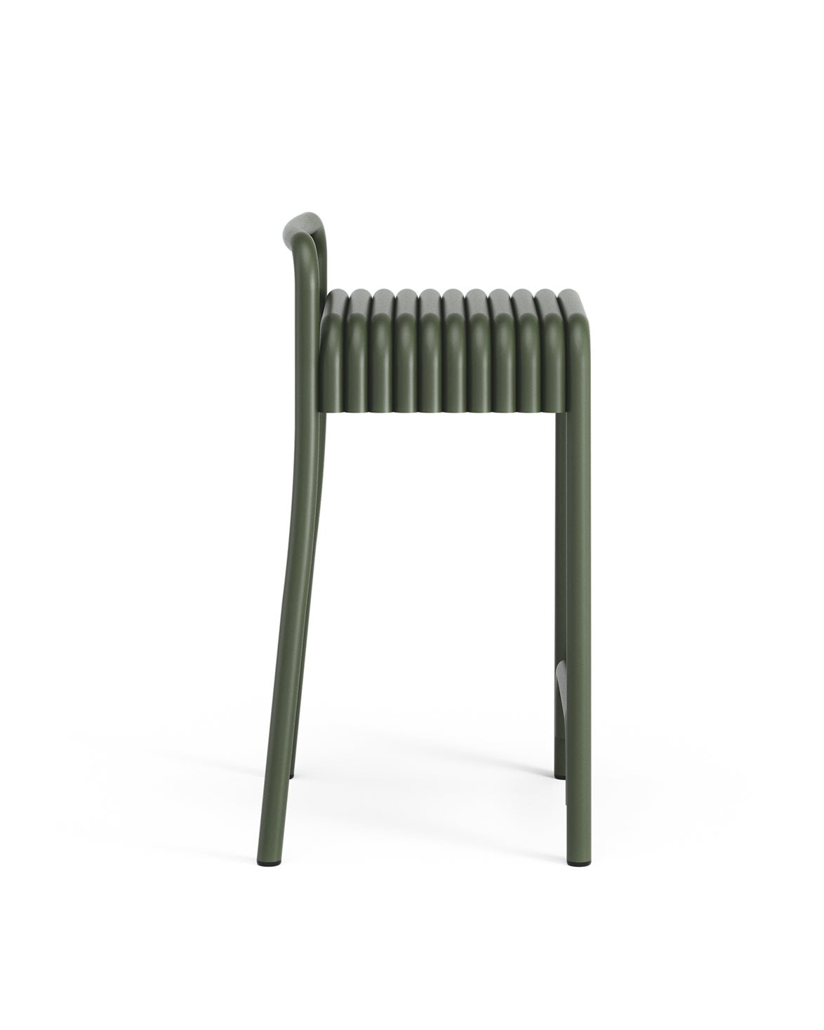 Kane Bar Stool Chrome Green