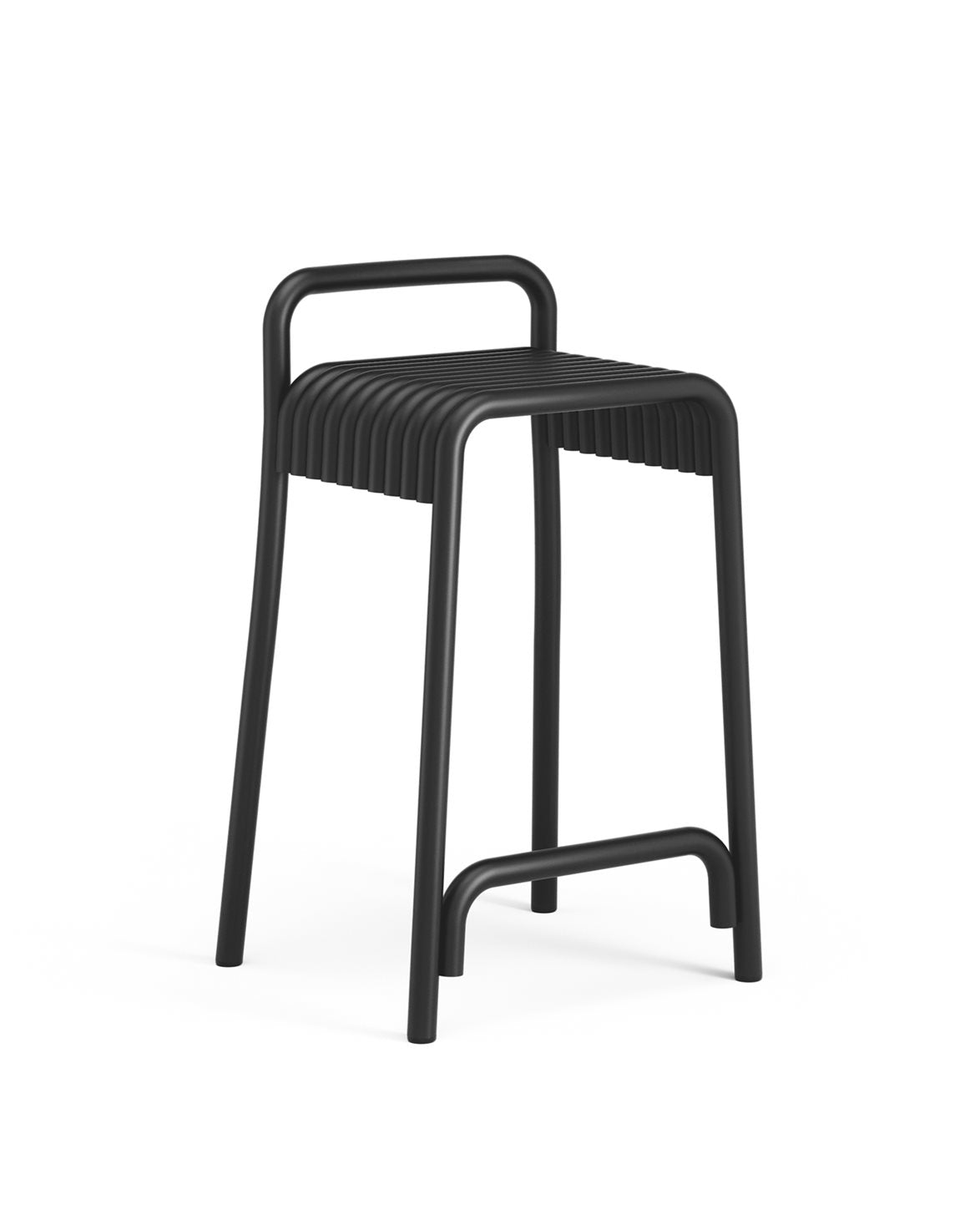 Kane Bar Stool Jet Black