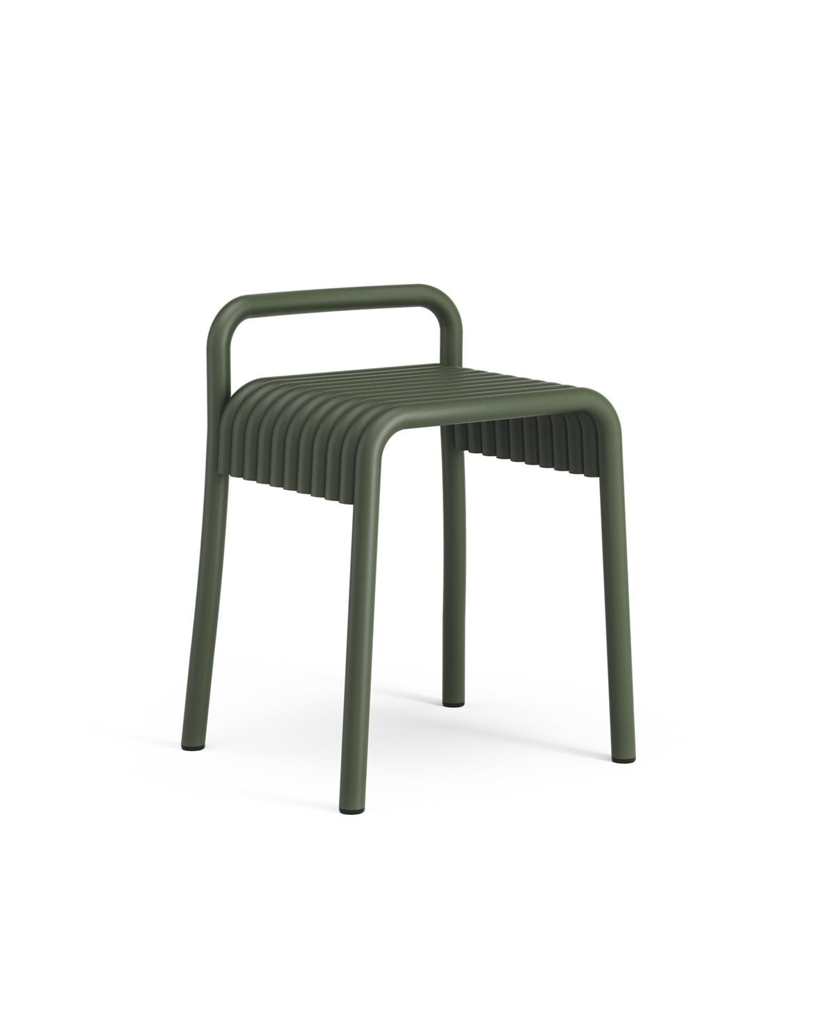 Kane Low Stool Chrome Green