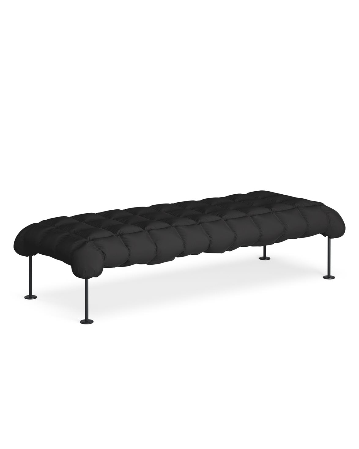 Puff Daybed Black Grey