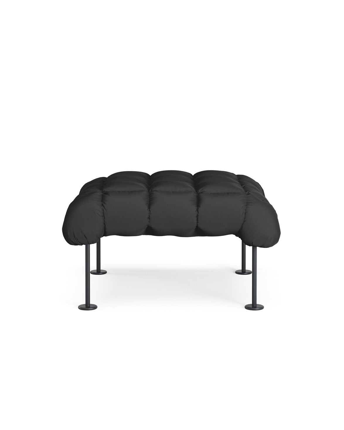 Puff Stool Black Grey