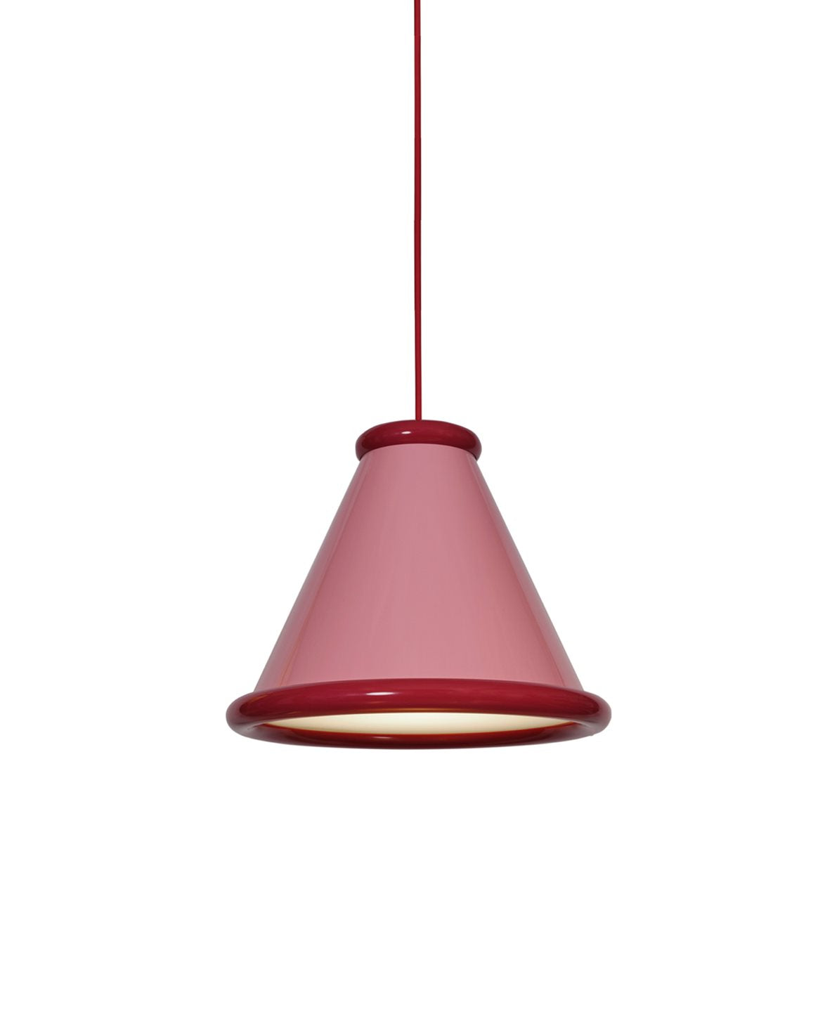 Belle Pendant Lamp Large Light Pink/Red Violet