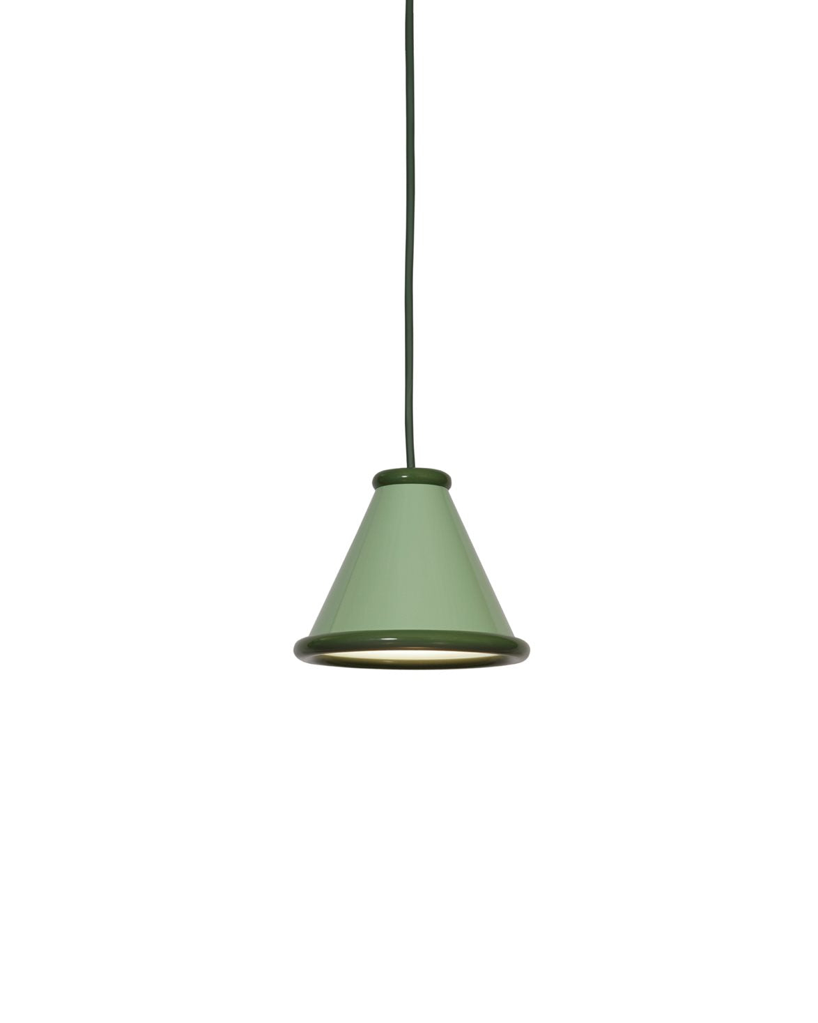 Belle Pendant Lamp Small Pastel Green/Reseda Green