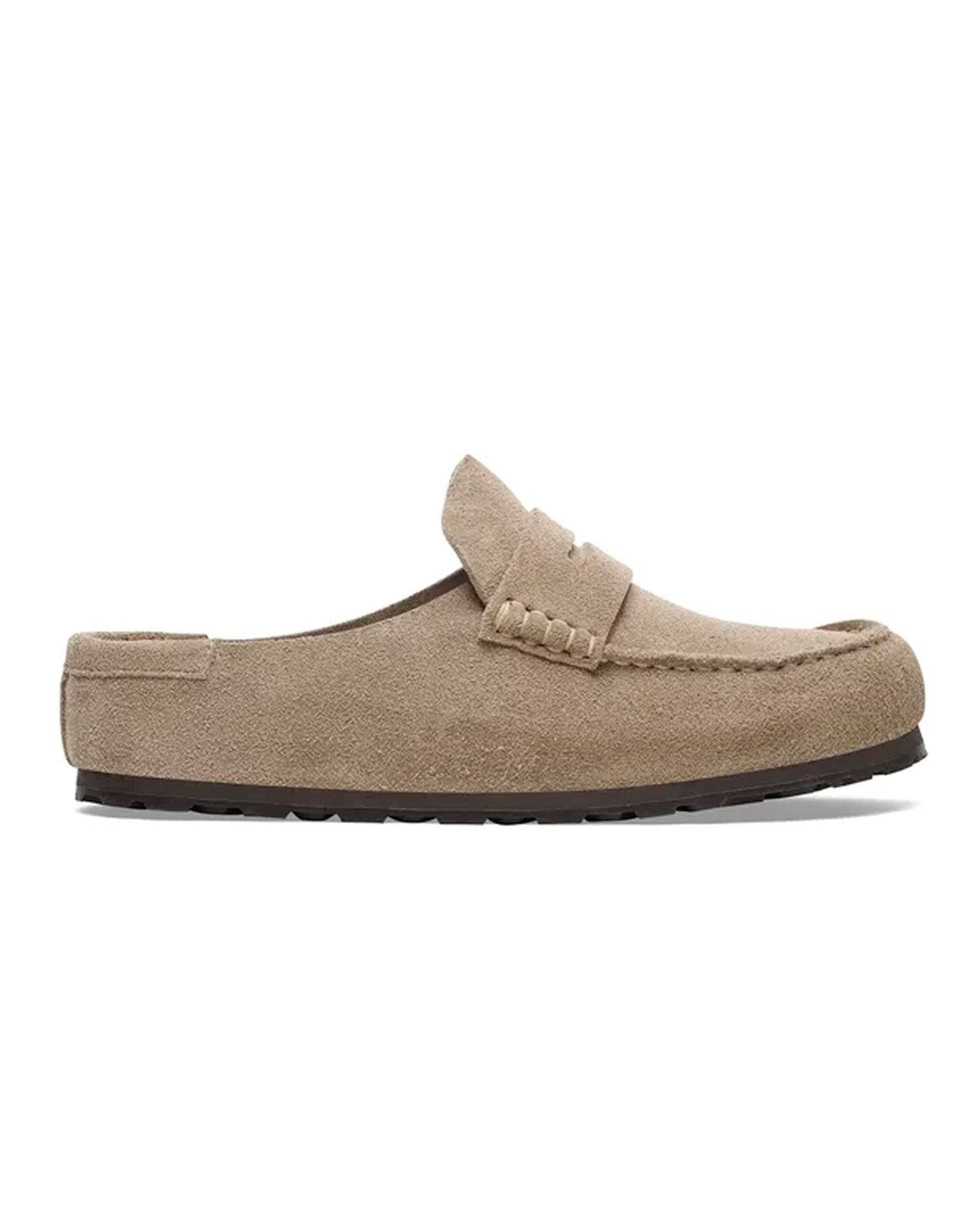 Naples Wrapped Suede Leather Taupe