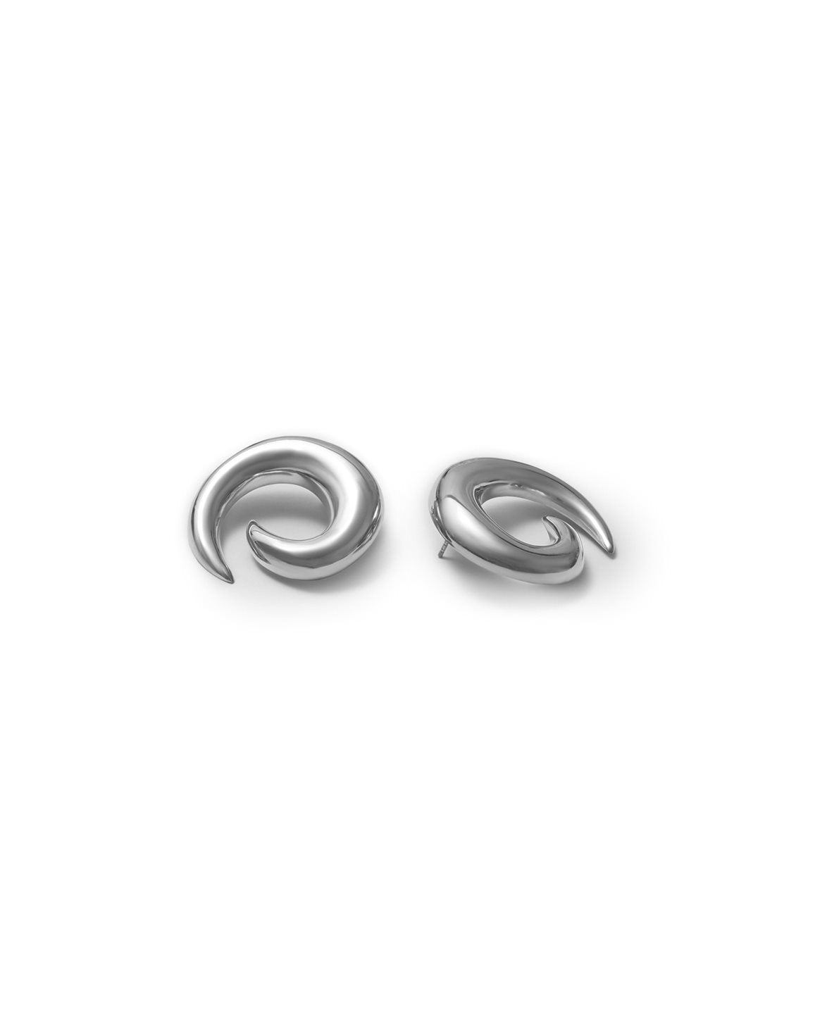 Mini Saturn Earrings Silver