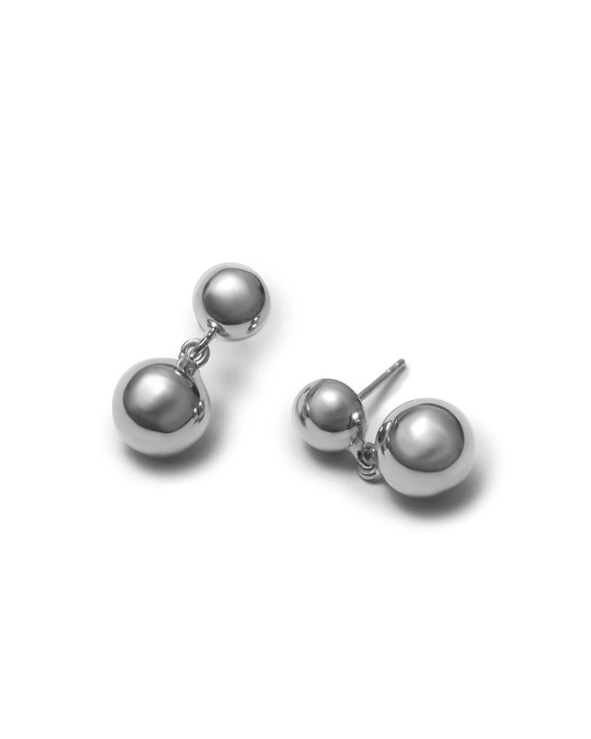Sphere Earrings Silver