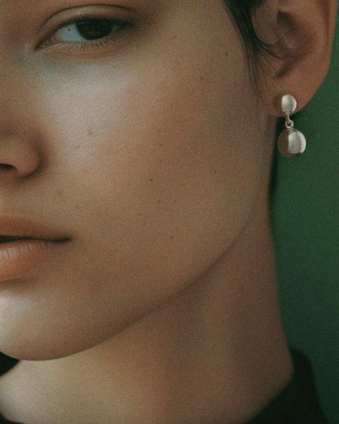 Sphere Earrings Silver