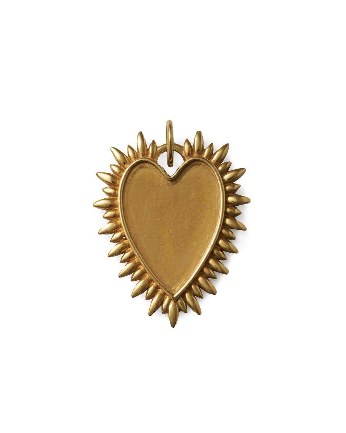 Spiky Heart Symbol Gold