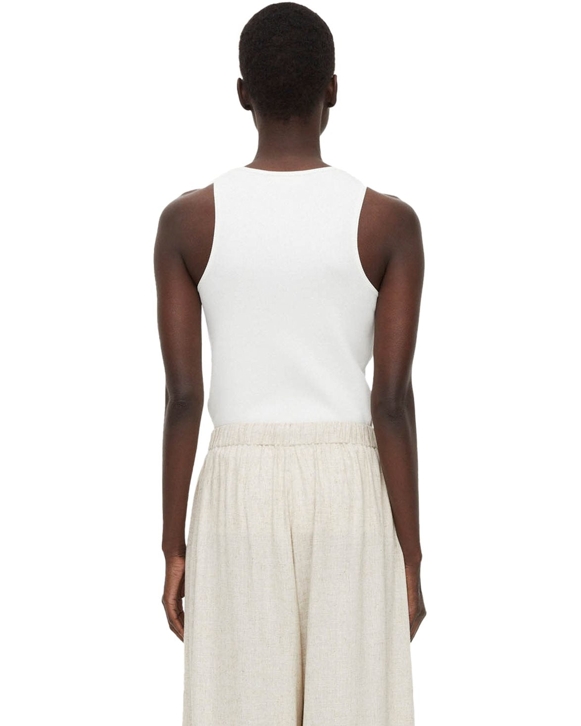 Amani Tank Top Soft White