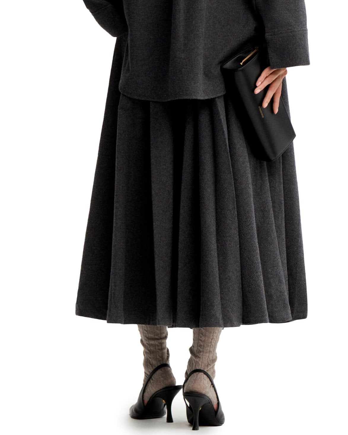 Eden Skirt Dark Grey Melange